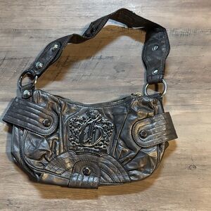 Guess Metallic Silver Shoulder Bag
